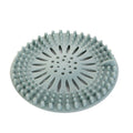 Silicone Drain Hair Catcher and Filter Cover for Bathroom and Kitchen Sink - Light Blue
