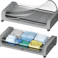 Set of 2 XXL Under Bed Rolling Storage Containers 50L with Wheels