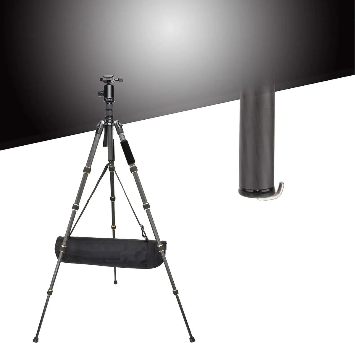 Metal Monitor Stand Riser with Drawer and Storage Compartments - Black