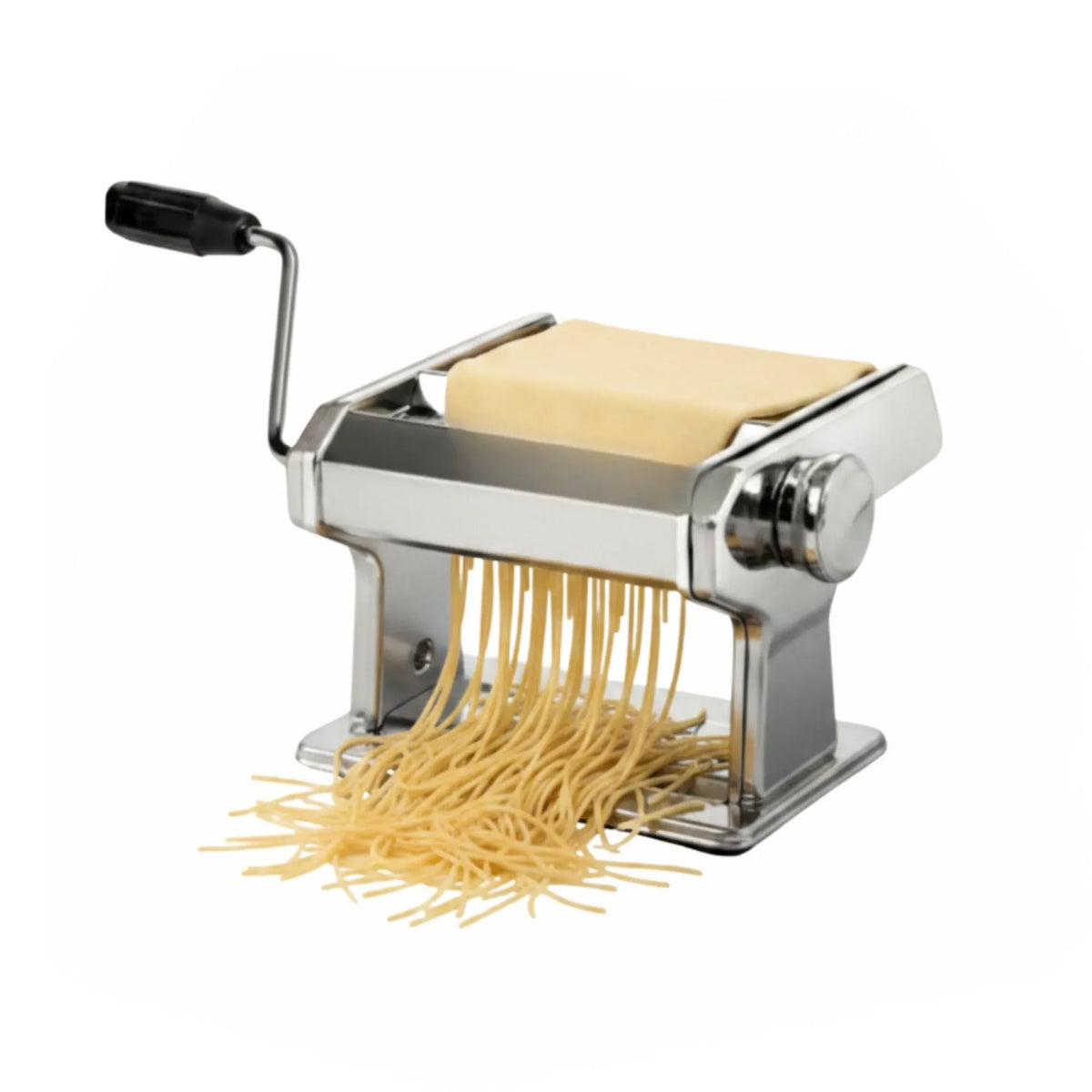 Hand Crank Pasta Maker Machine for Noodles and Pasta Sheets - Grey