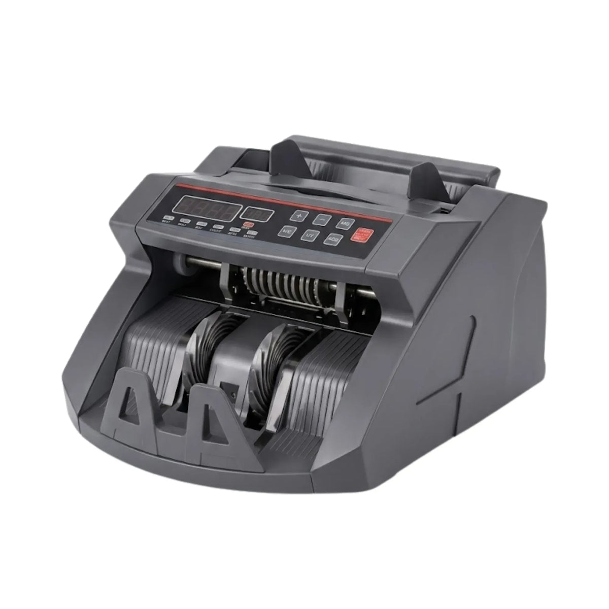 Money Counting Machine with UV Detection and Bill Counter - Grey