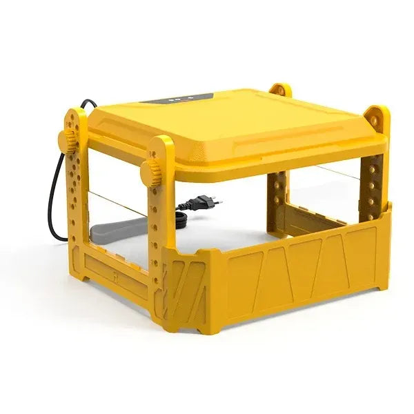 Chick Brooder Heating Plate with Adjustable Height and Digital Temperature Control - Yellow