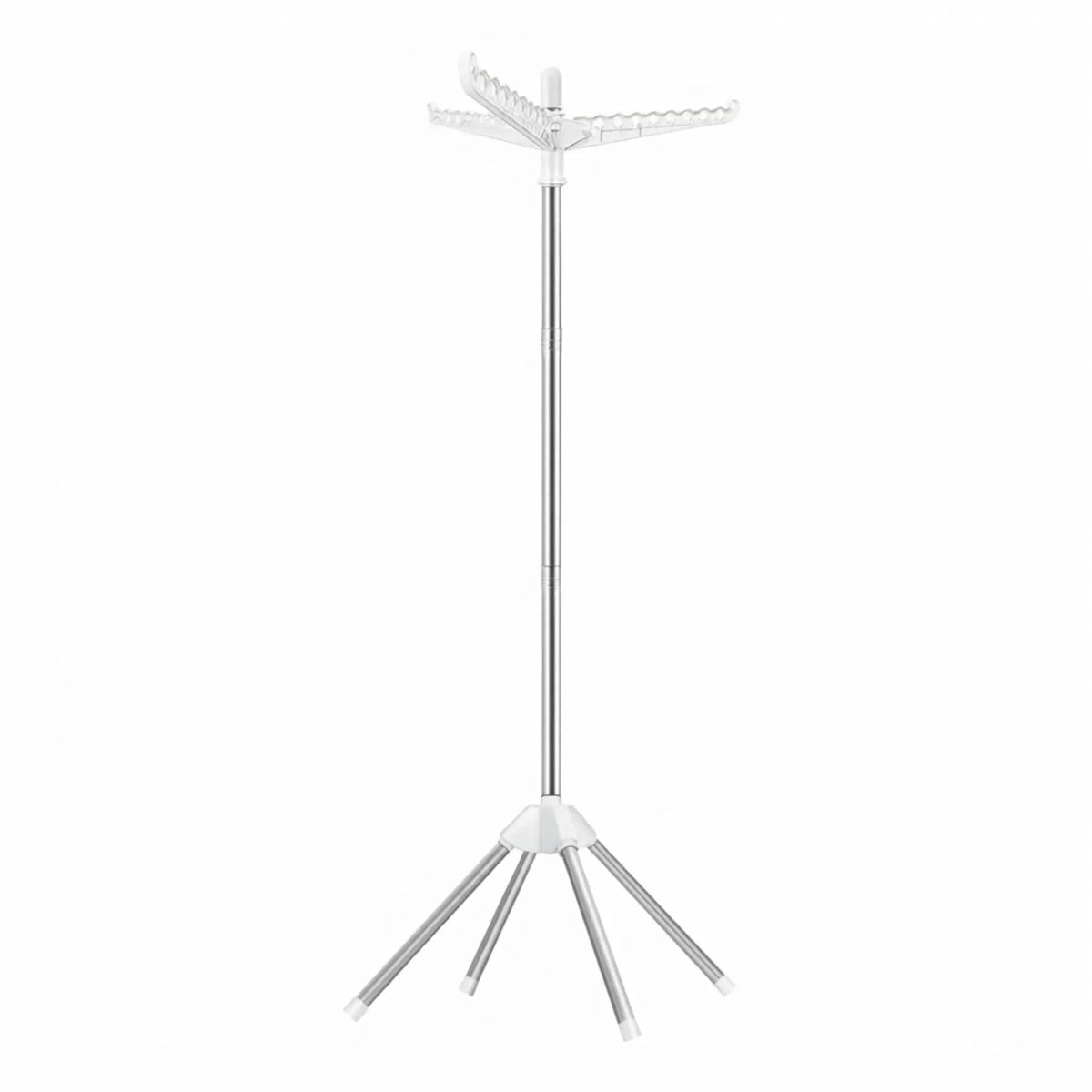 Folding Clothes Drying Rack with 3 Rotatable Arms - White