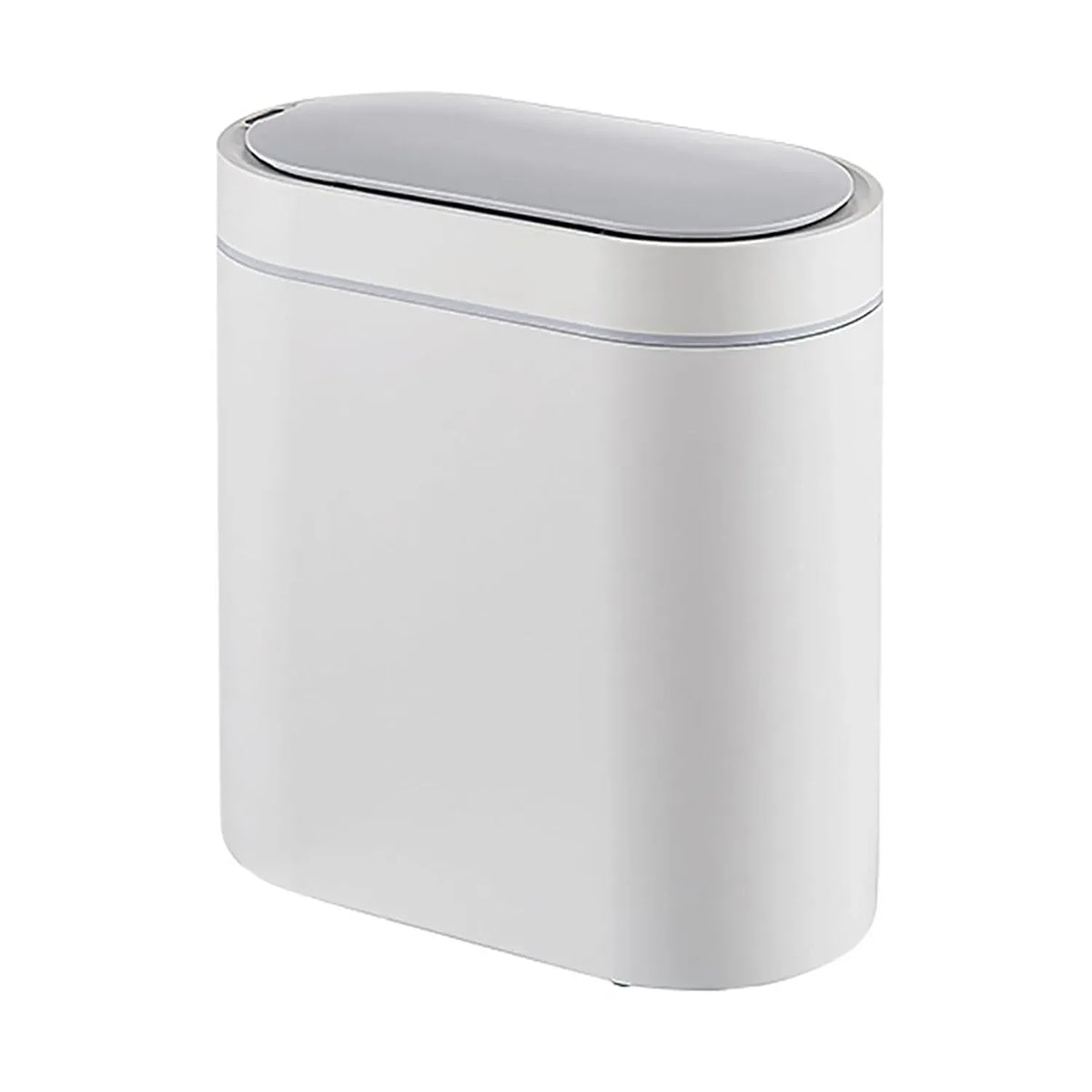 7L Automatic Motion Sensor Trash Bin with Lid - White