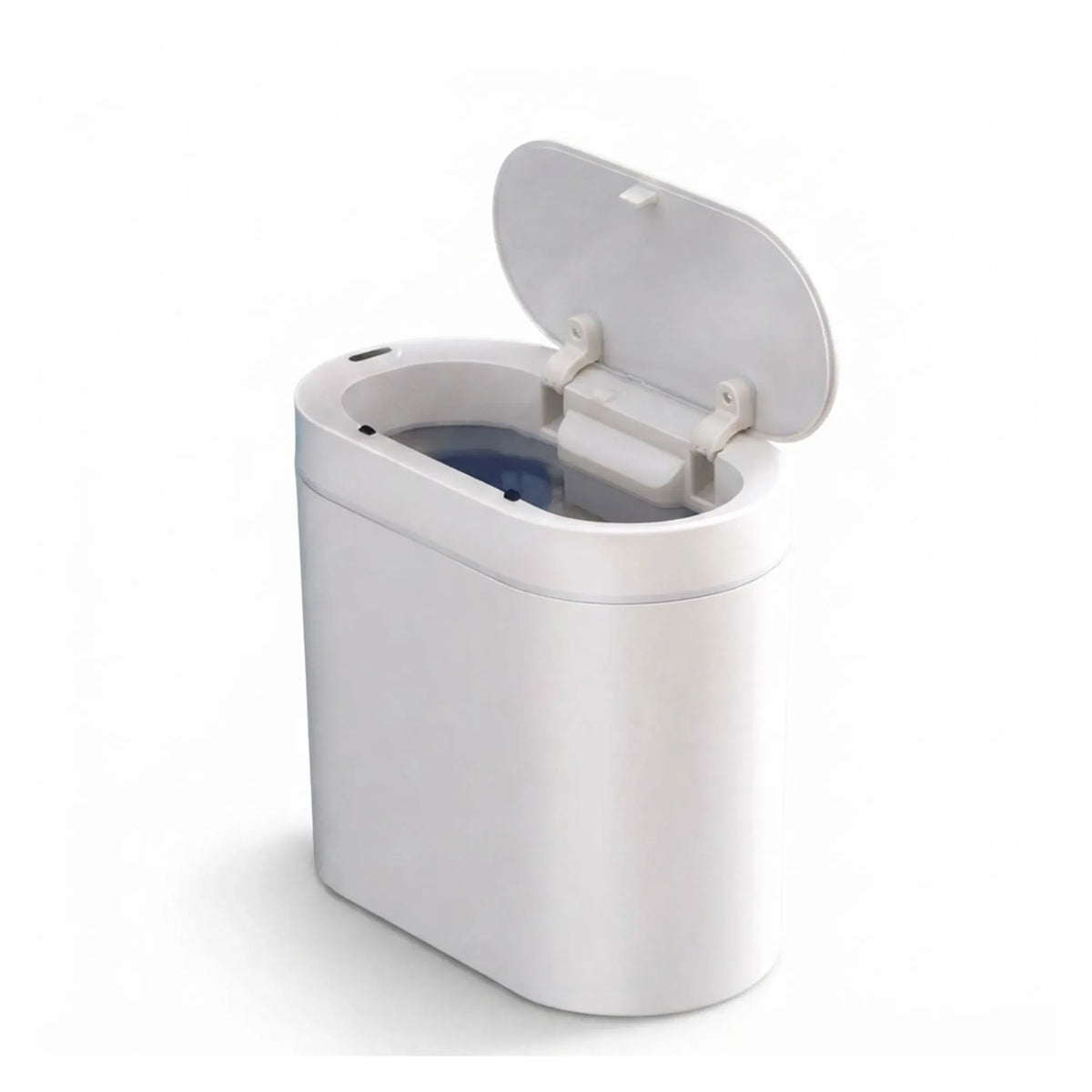 7L Automatic Motion Sensor Trash Bin with Lid - White