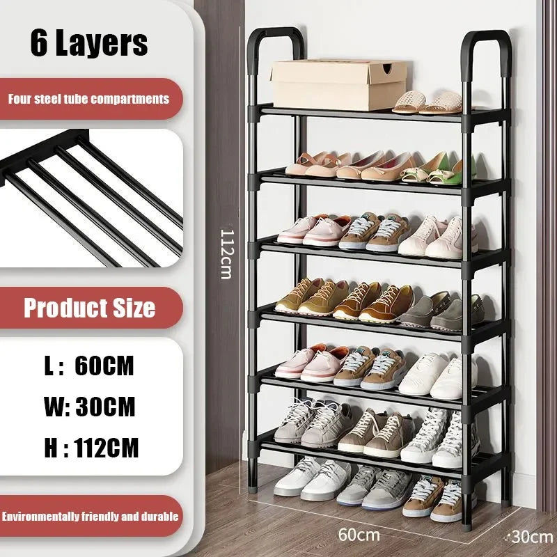 6-Layer Multi-Function Space Saver Shoe Rack