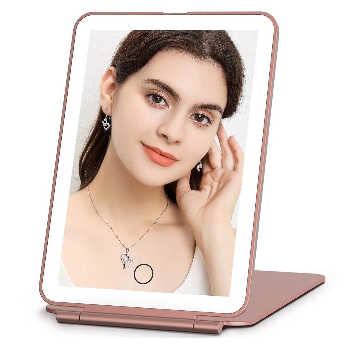 Travel LED Makeup Mirror USB with 3 Light Modes