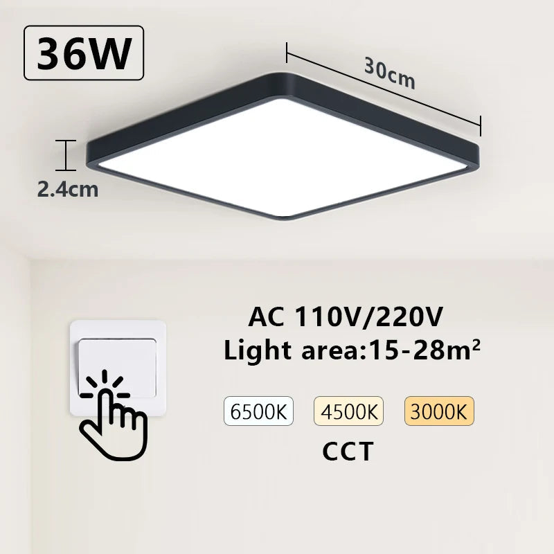 Smart LED Ceiling Lamp with Voice Control for Alexa