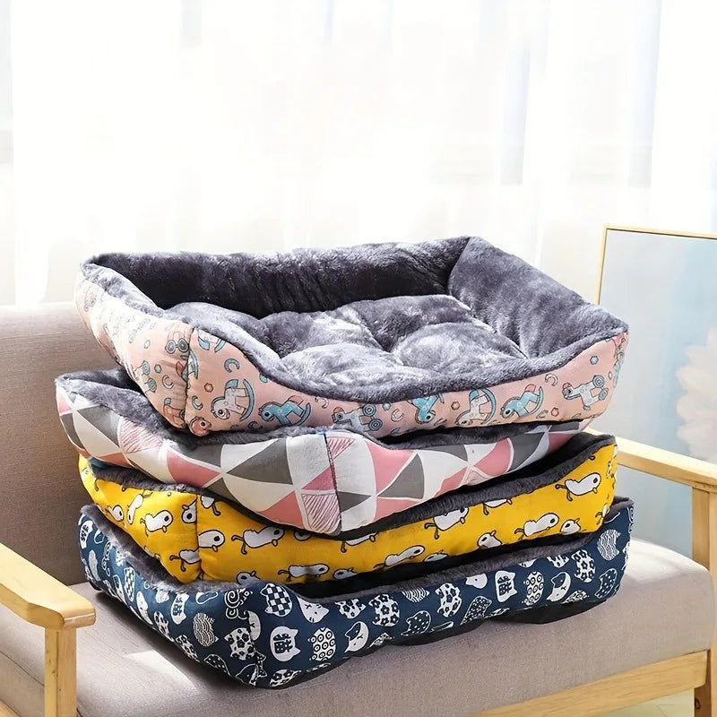 XL Pet Dog Bed Sofa Mat for All Sizes - Blue