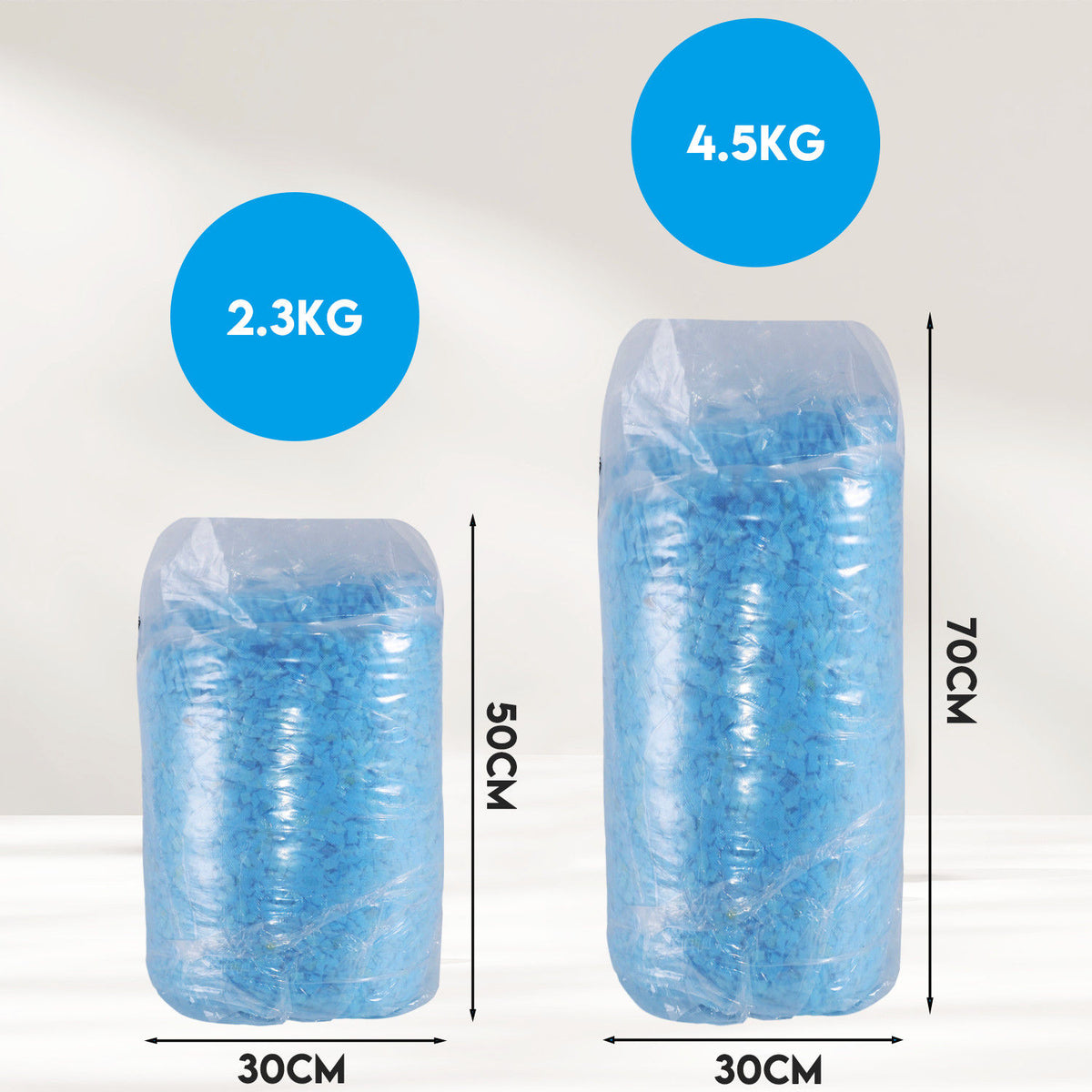 Shredded Memory Foam 2.3KG for DIY Cushions and Dog Beds
