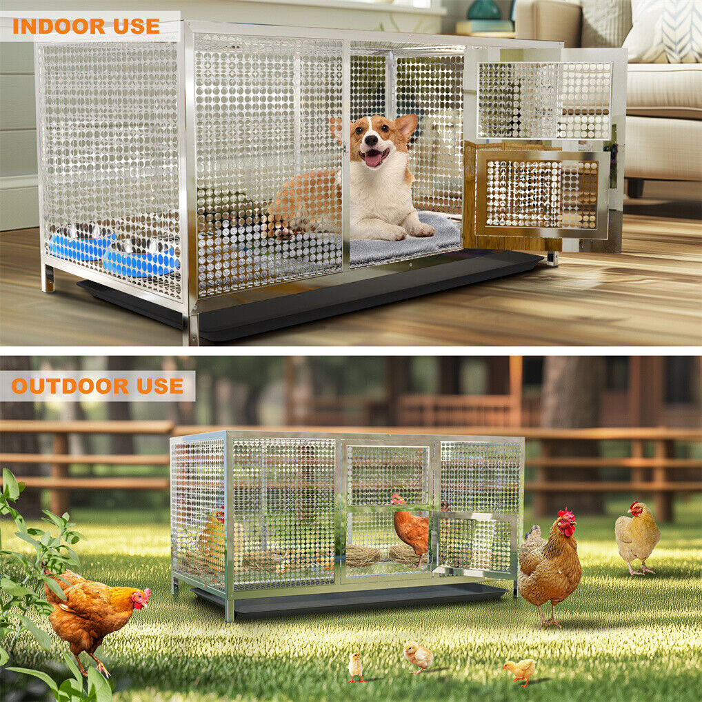 Stainless Steel XL Chicken Coop House
