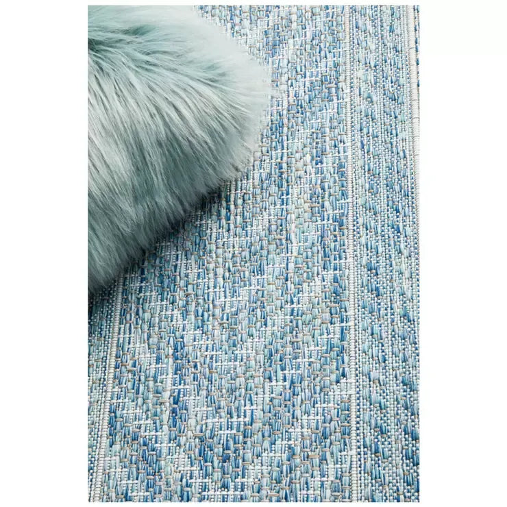 Terrace Rug 400 x 300cm for Indoor and Outdoor Use - Blue