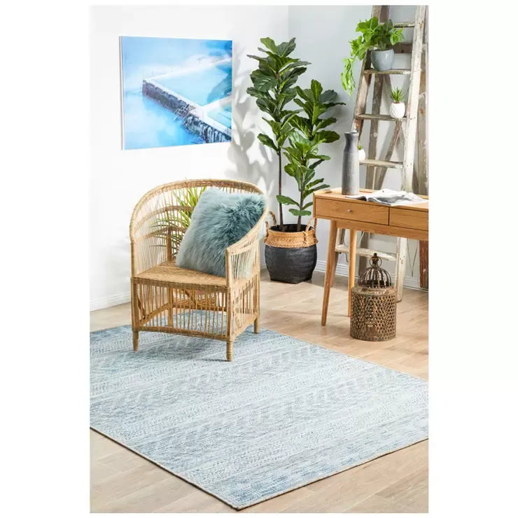 Terrace Rug 400 x 300cm for Indoor and Outdoor Use - Blue