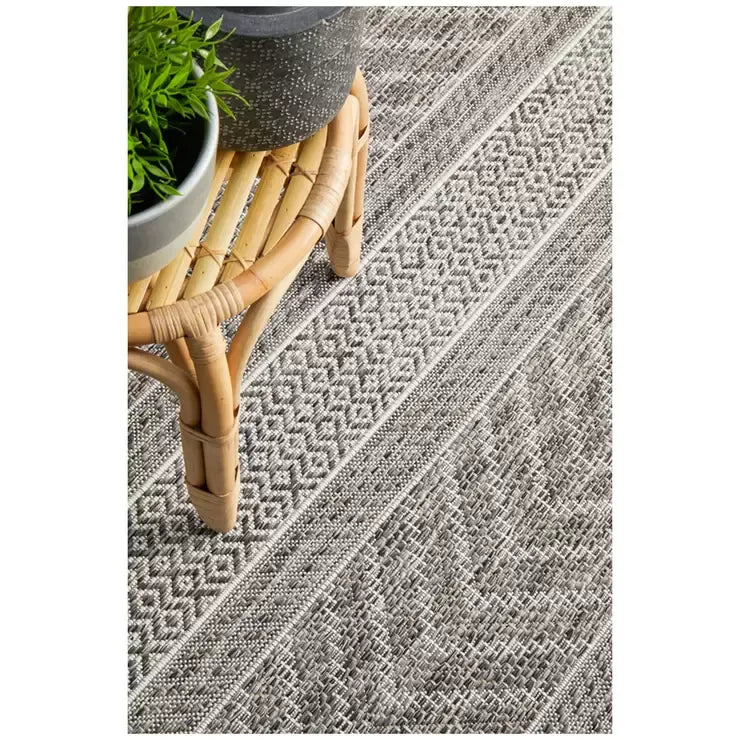 Terrace Rug 400 x 300cm for Indoor and Outdoor Use - Grey