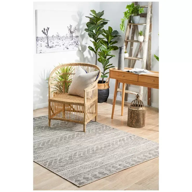 Terrace Rug 400 x 300cm for Indoor and Outdoor Use - Grey