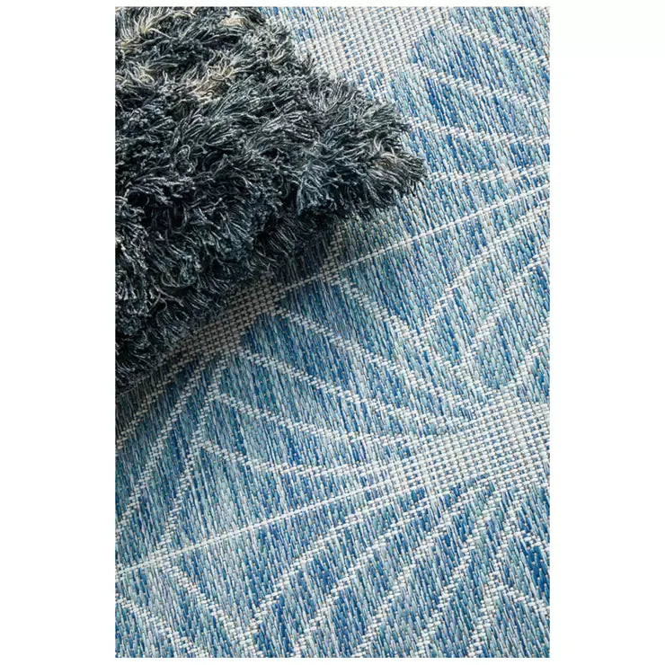 Terrace Rug 290 x 200cm for Indoor and Outdoor Use - Blue