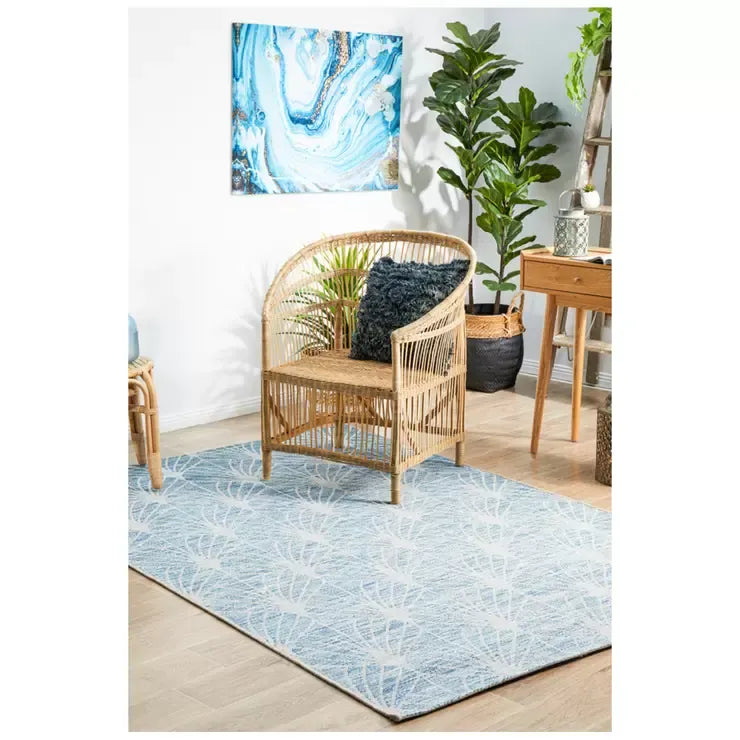 Terrace Rug 290 x 200cm for Indoor and Outdoor Use - Blue