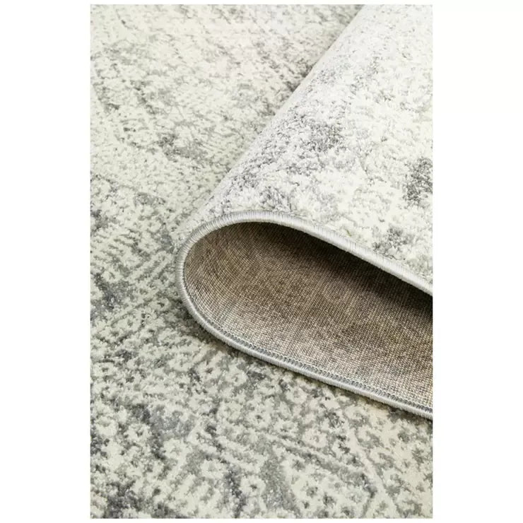 Mirage Rug 400 x 300cm Transitional Moroccan Style - Silver