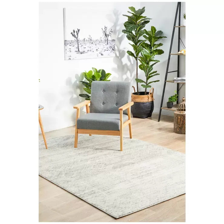 Mirage Rug 400 x 300cm Transitional Moroccan Style - Silver