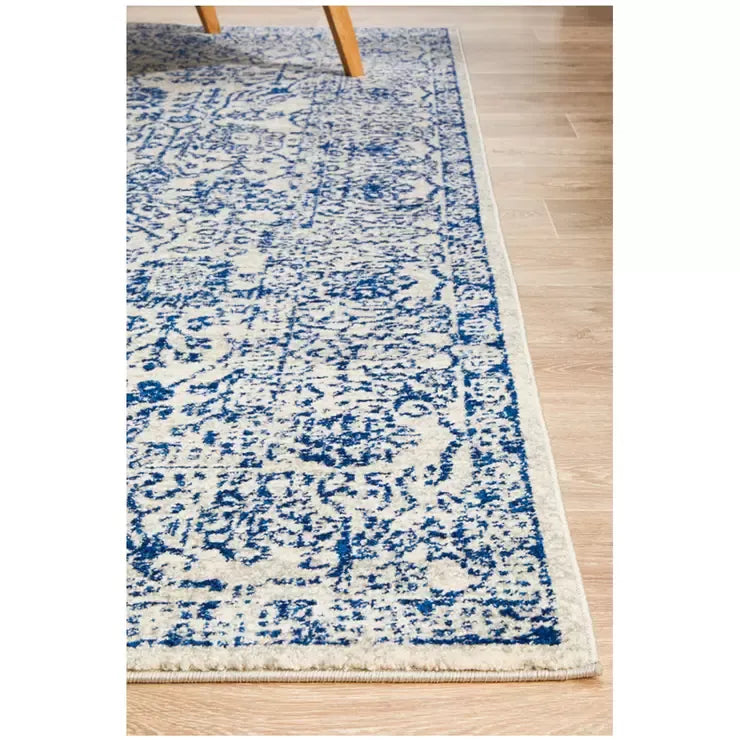 Indoor Rug 400x300cm Soft Heat-Set Polypropylene - Blue