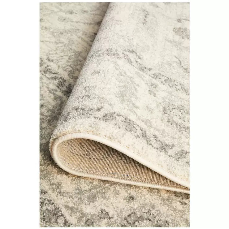 Indoor Rug 330 x 240cm Soft Non-Shedding Power-Loomed Polypropylene - White