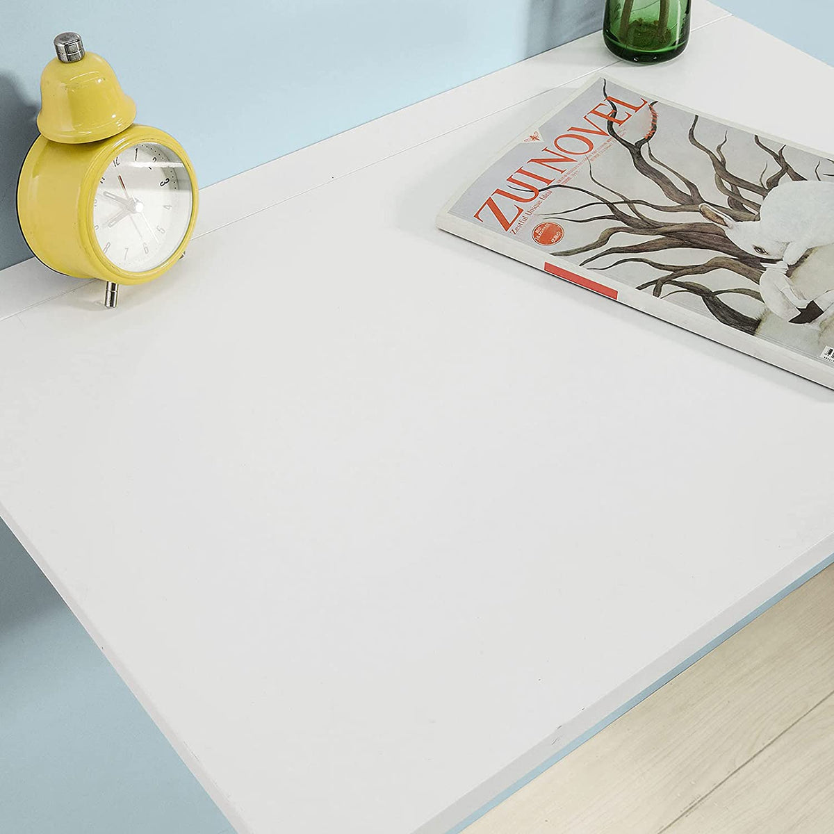 Kitchen Wall-Mounted Folding Table - White