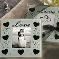 30 Pack Wedding Glass Square Photo Frame Coasters 9x9cm - Clear
