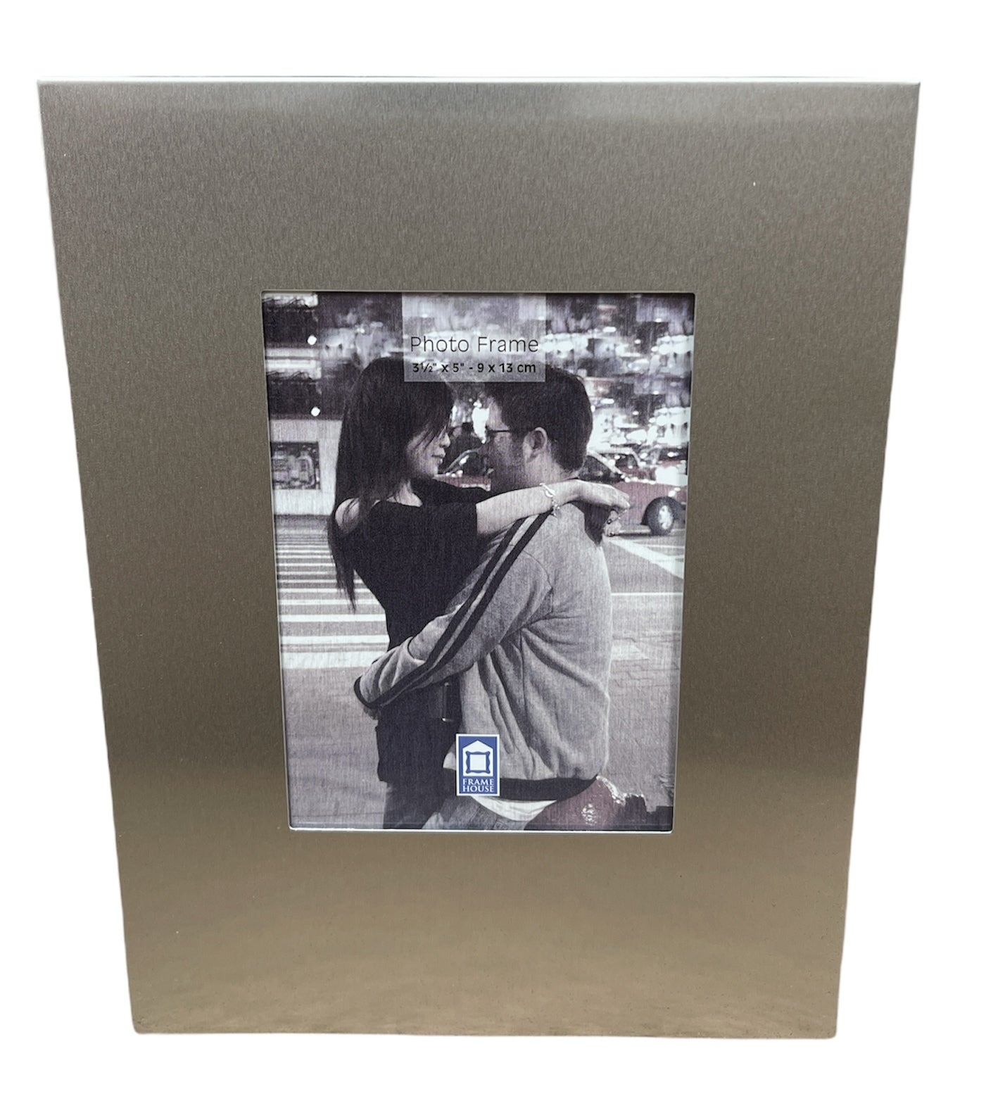Aluminium Photo Frame Wall Set for 4" x 6" Standard Photos - Brushed Finish