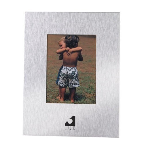 Aluminium Photo Frame Wall Set for 4" x 6" Standard Photos - Brushed Finish
