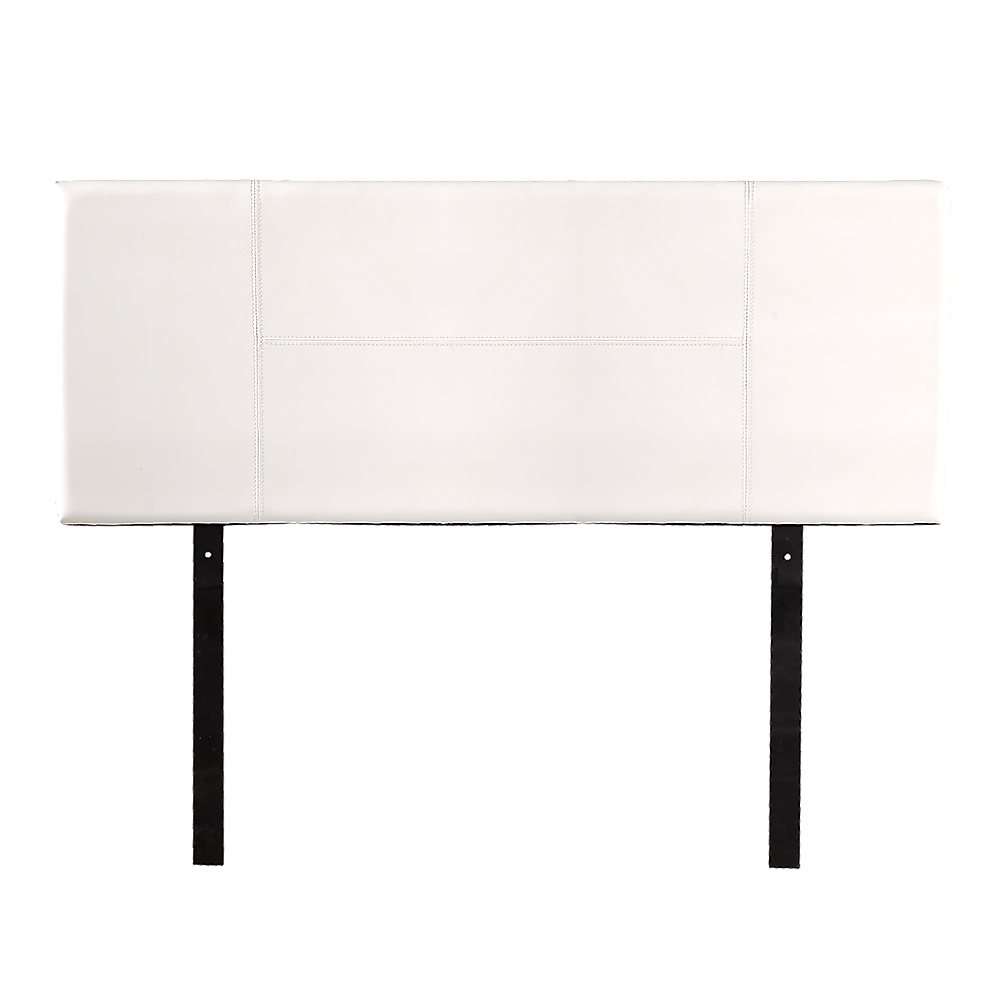 Double Size | PU Leather Bed Headboard Bedhead (White)