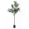 150cm Artificial Olive Tree Realistic Faux Indoor Plant for Home & Office - Green