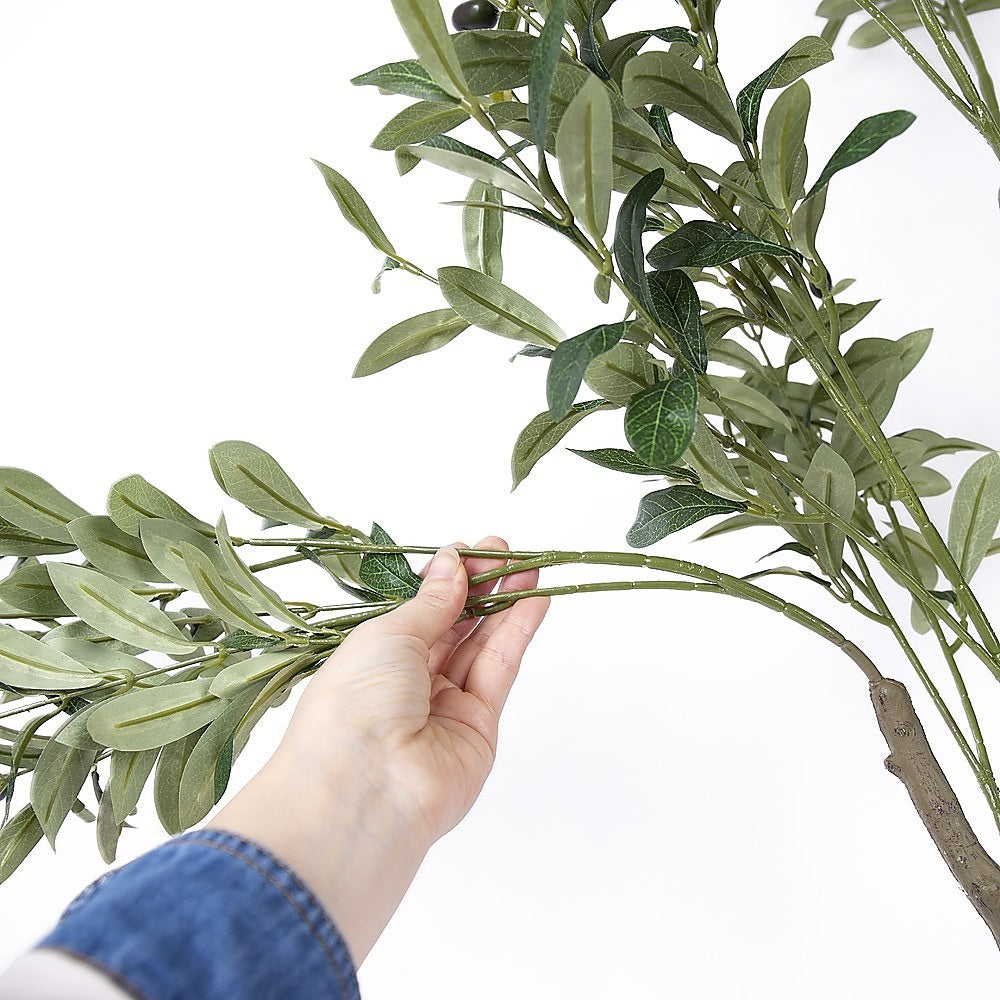 150cm Artificial Olive Tree Realistic Faux Indoor Plant for Home & Office - Green