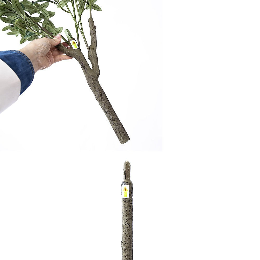 150cm Artificial Olive Tree Realistic Faux Indoor Plant for Home & Office - Green