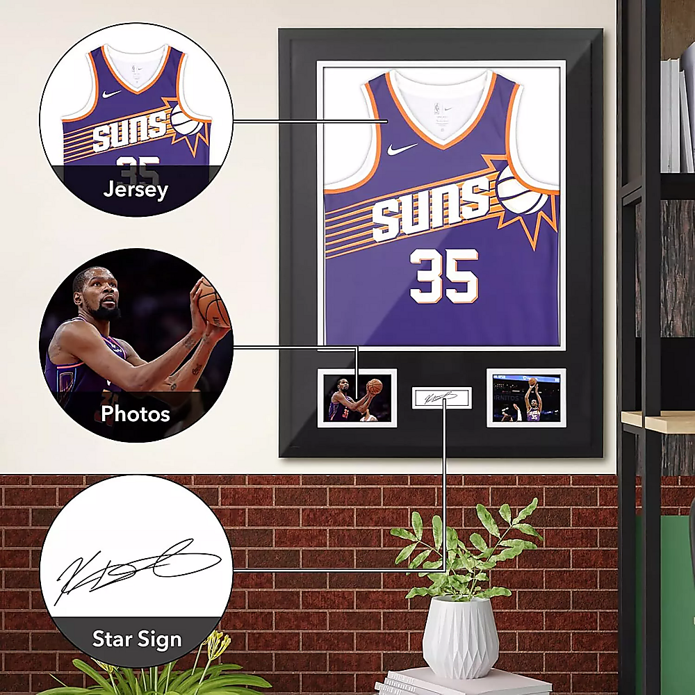 Photo Souvenir Display Frame Wall Decor Showcase - Black