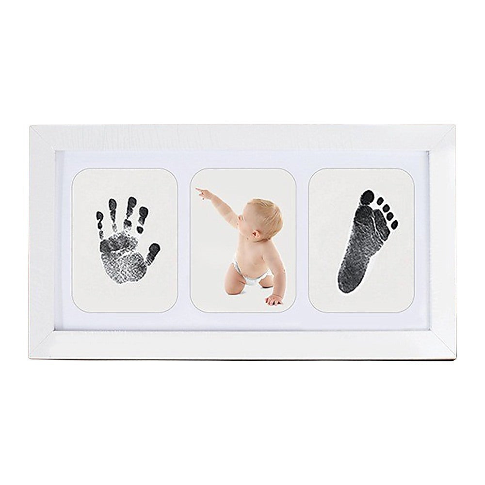 Baby Hand & Footprint Keepsake DIY Photo Frame Kit - White
