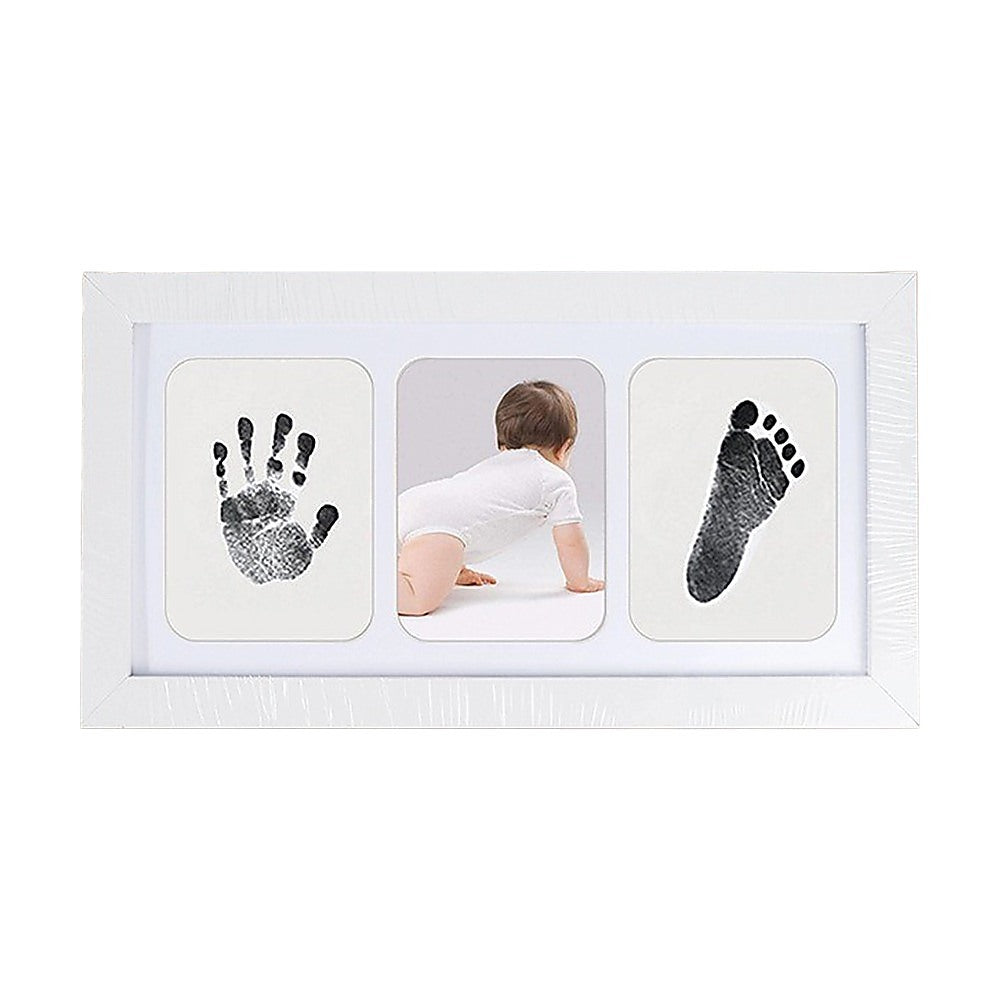 Baby Hand & Footprint Keepsake DIY Photo Frame Kit - White
