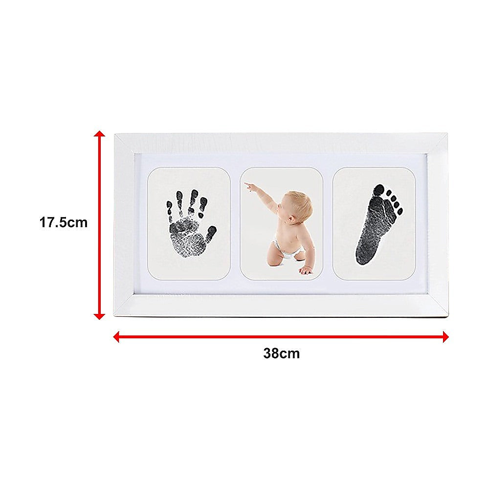Baby Hand & Footprint Keepsake DIY Photo Frame Kit - White