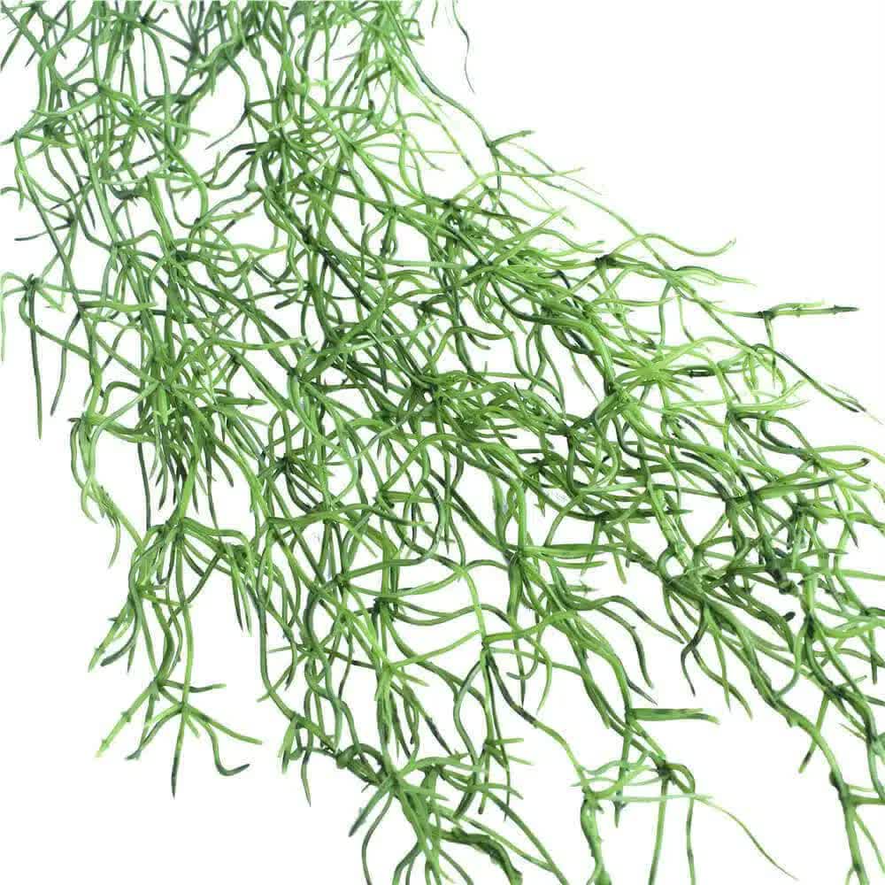 Artificial Air Plant Spanish Moss Hanging Vine 120cm - Green Silver