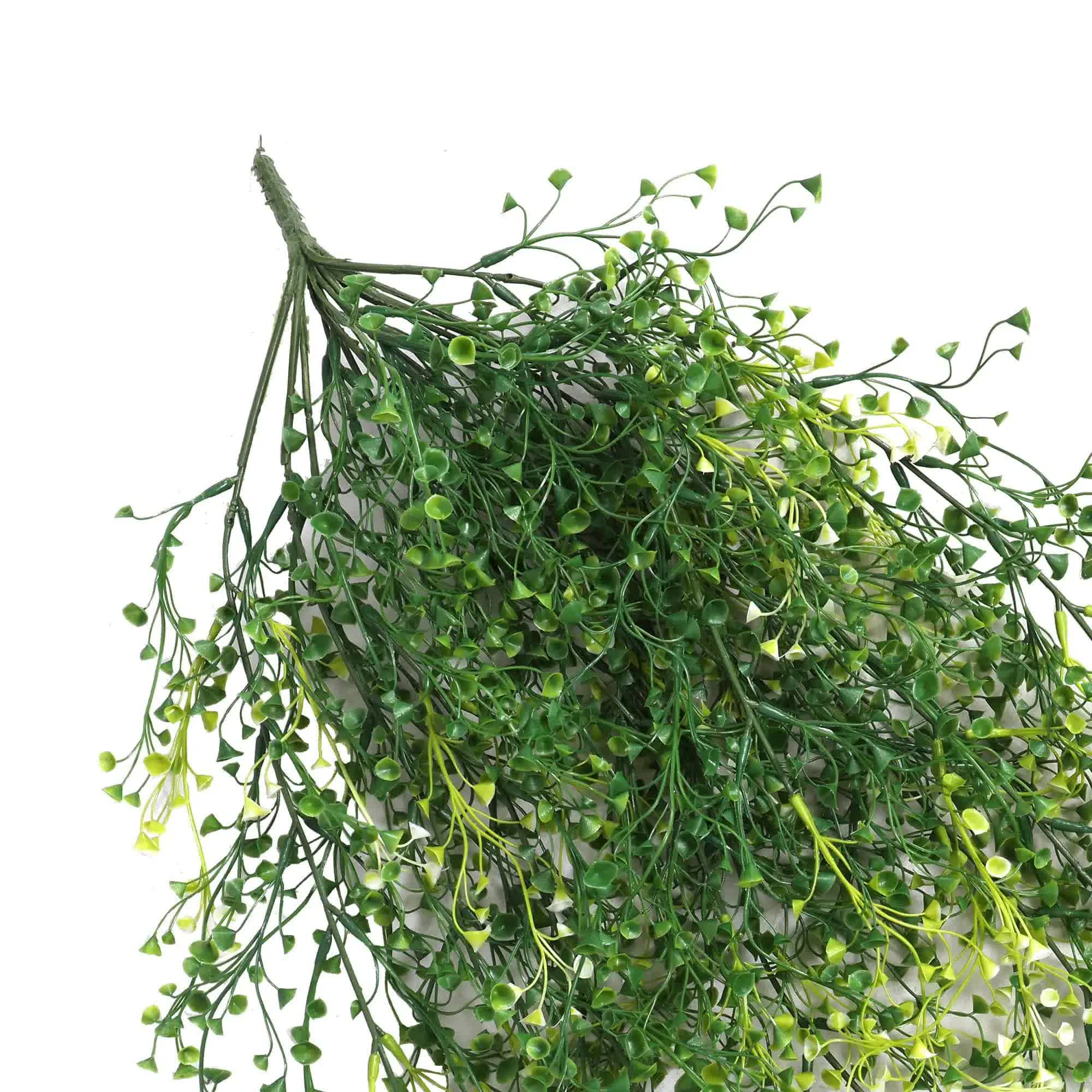 Artificial Hanging Plant 90cm Mixed Green String of Pearls - UV Resistant