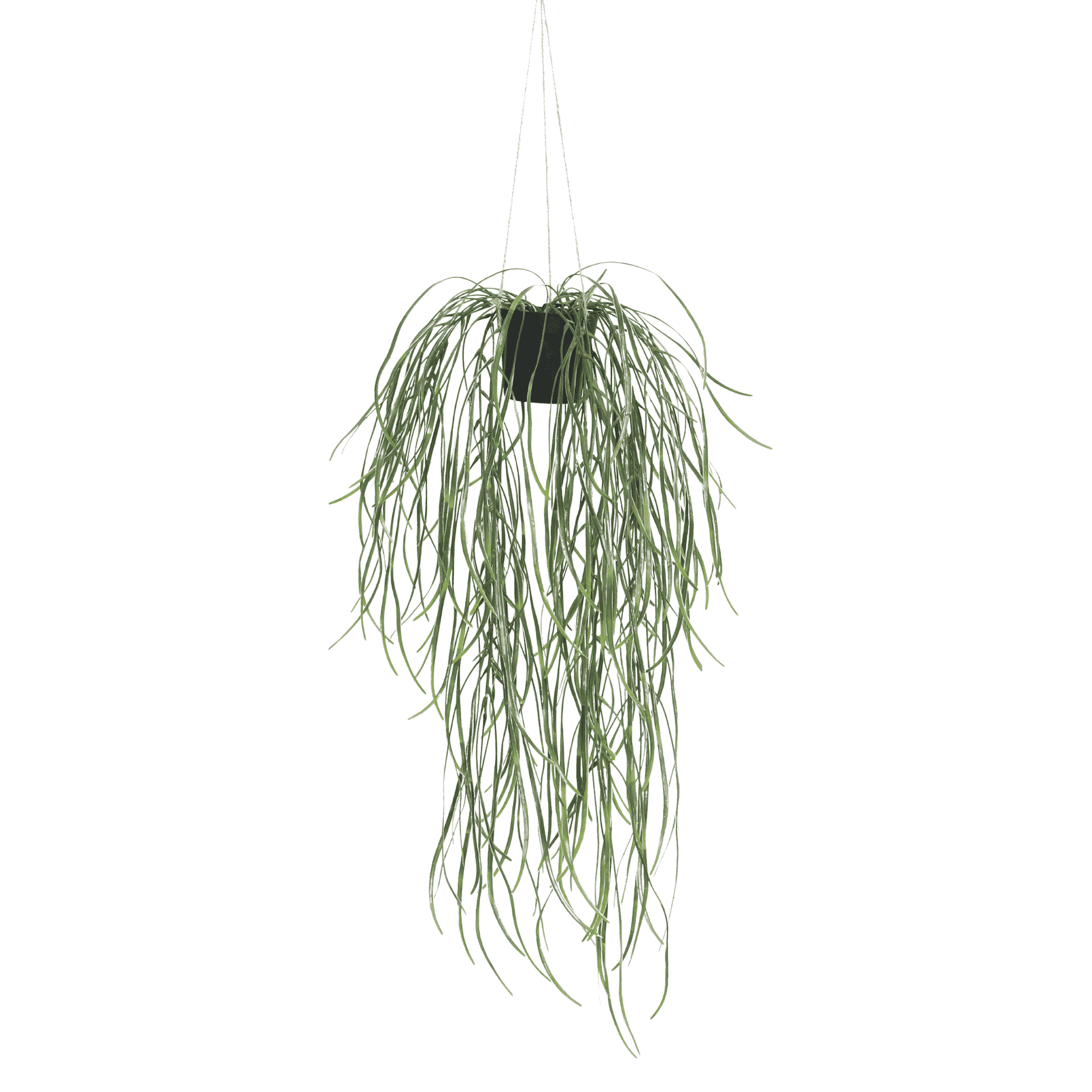 Artificial Hanging Willow Leaf Potted Plant 66cm UV Resistant - Green