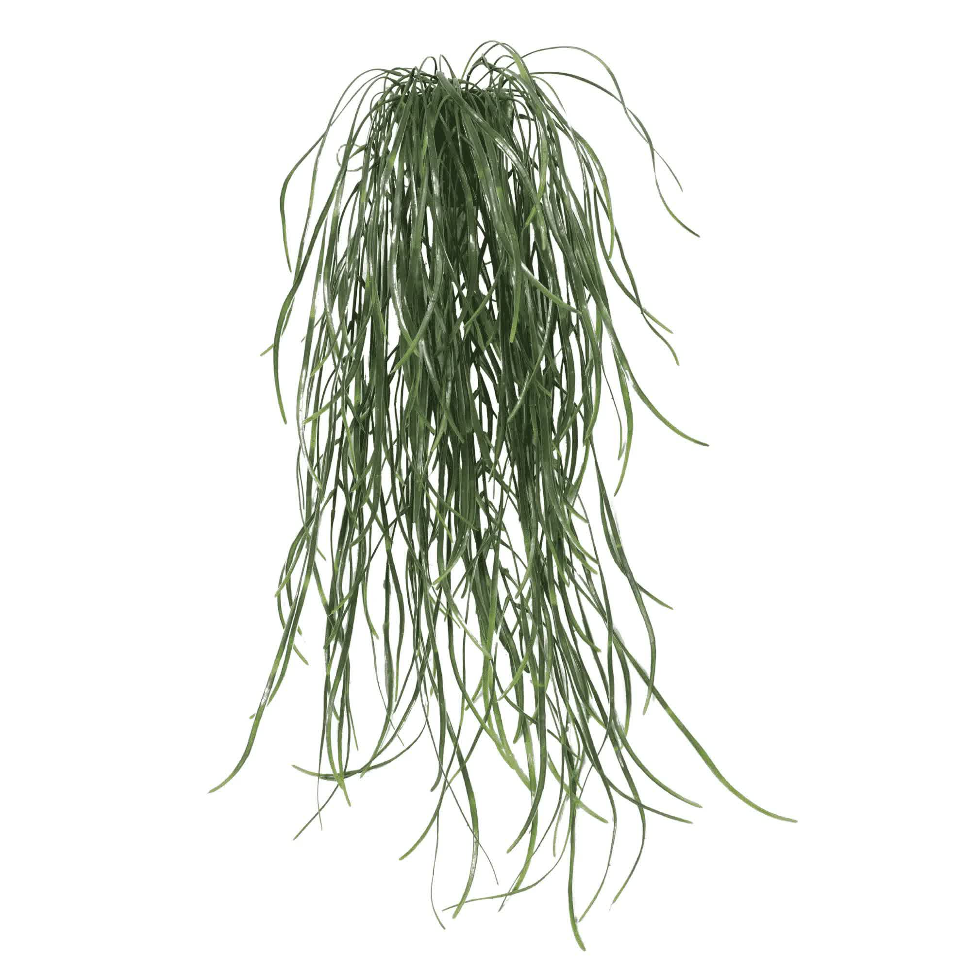 Artificial Hanging Willow Leaf Potted Plant 66cm UV Resistant - Green