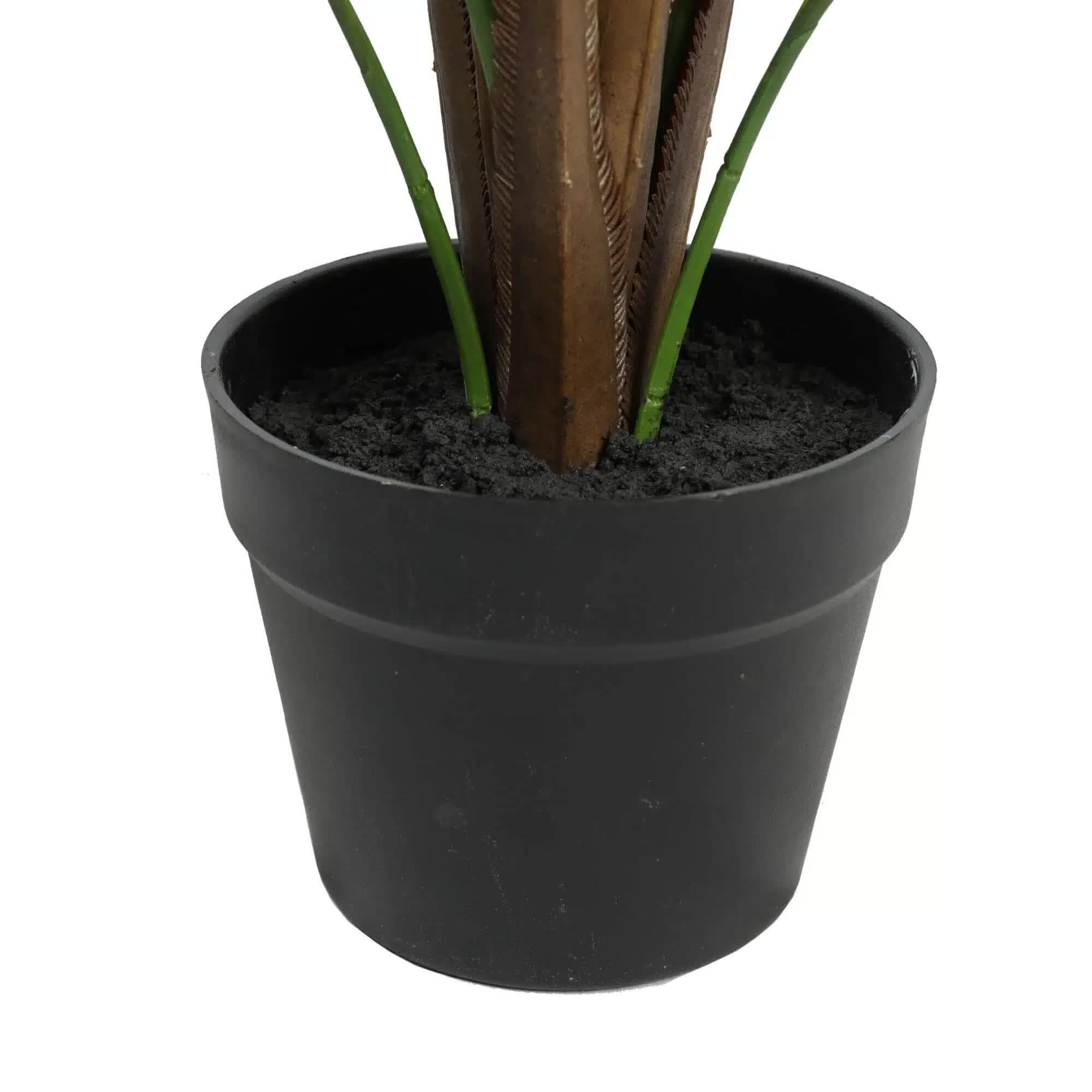 Small Artificial Areca Palm Plant 80cm - Natural Green