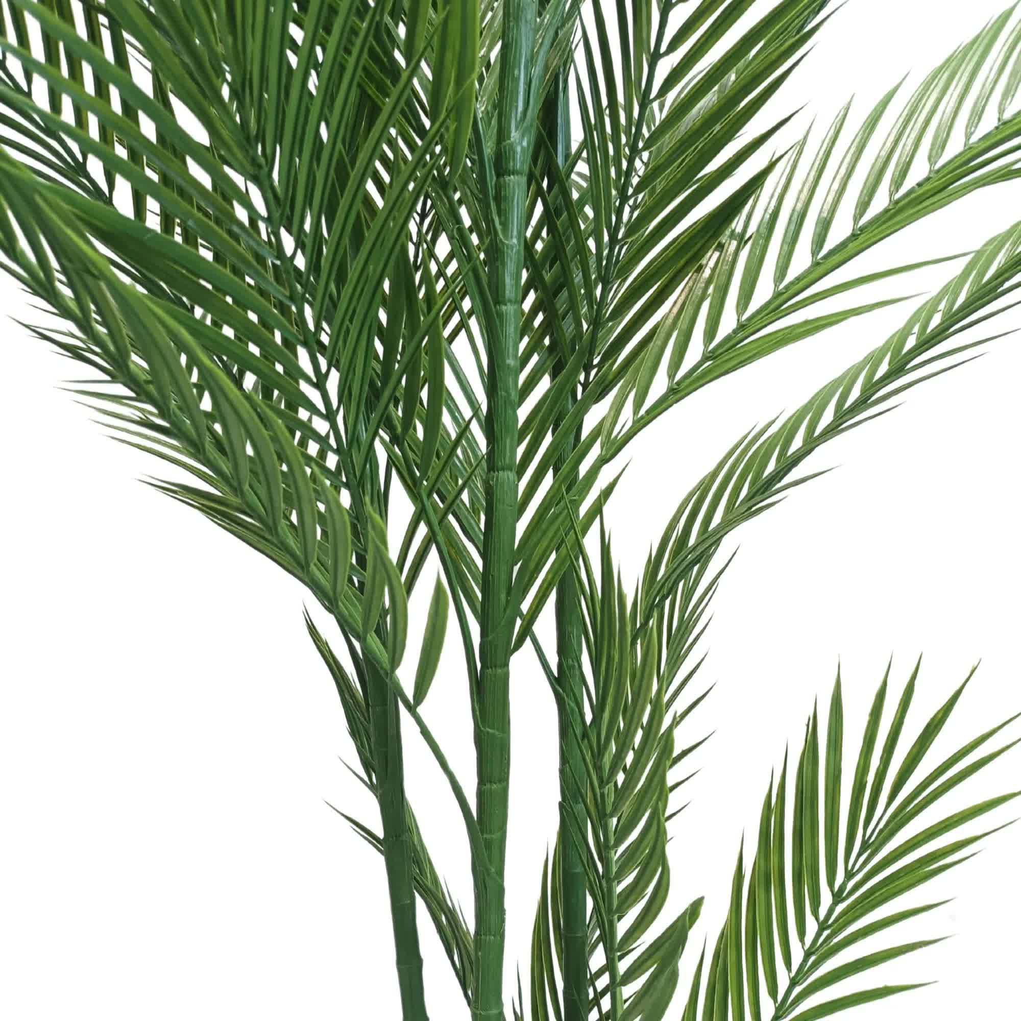 Artificial Phoenix Palm Tree 180cm UV Resistant Real Touch - Natural Green