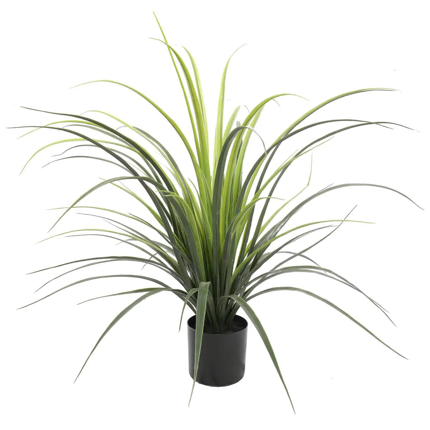 Potted Artificial Yucca Long Grass 75cm UV Resistant - Natural Green