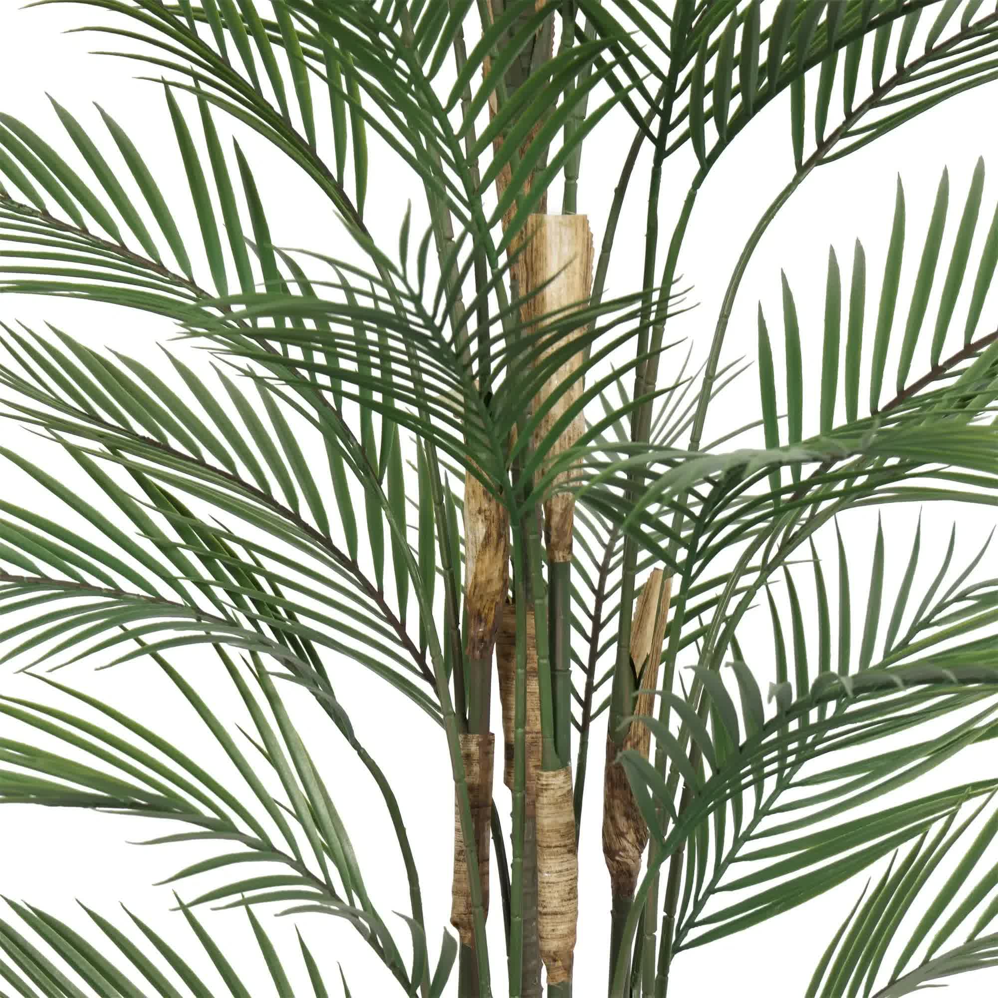 Premium Artificial Areca Palm Tree 210cm UV Resistant - Green