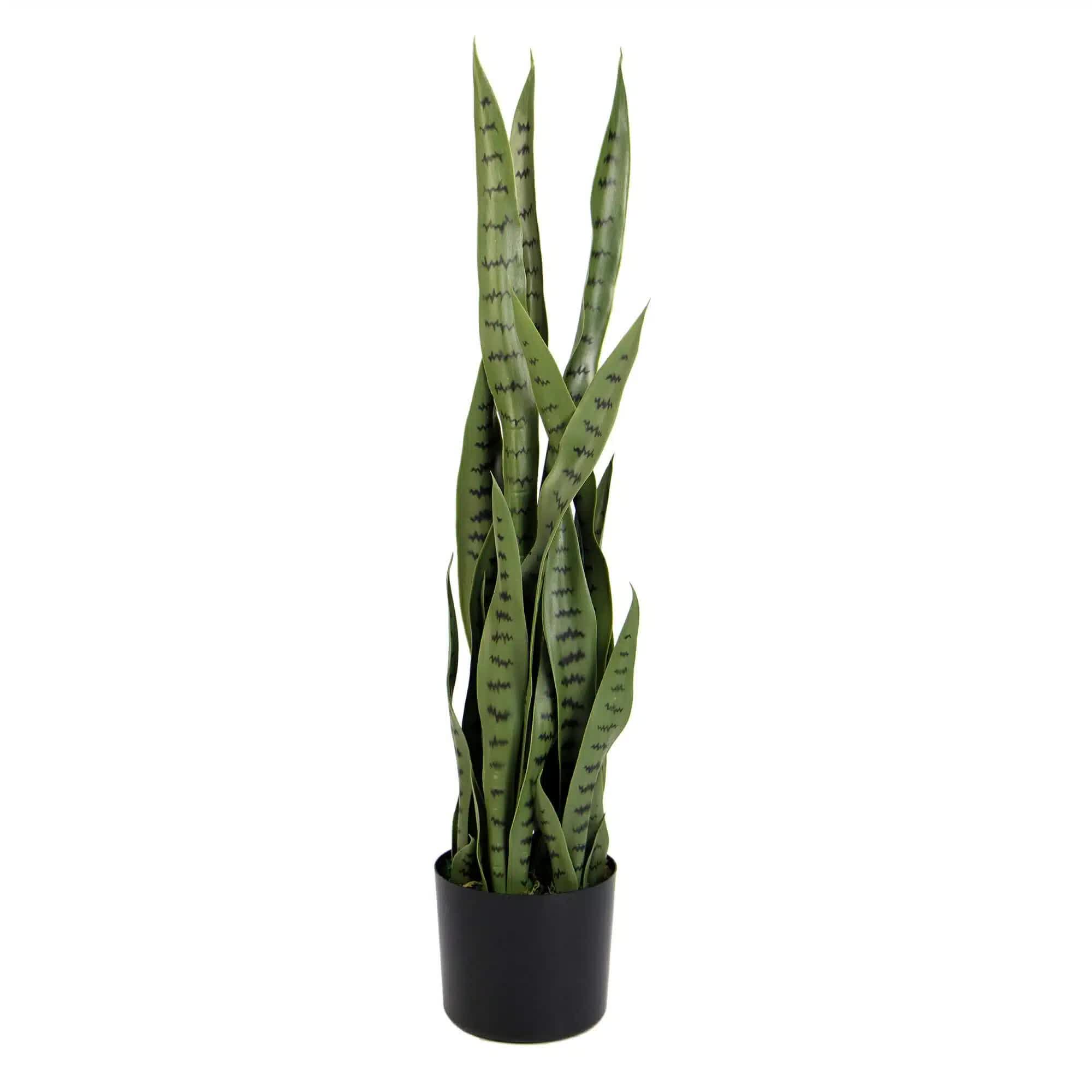 Artificial Snake Plant Sansevieria 85cm UV Resistant - Green