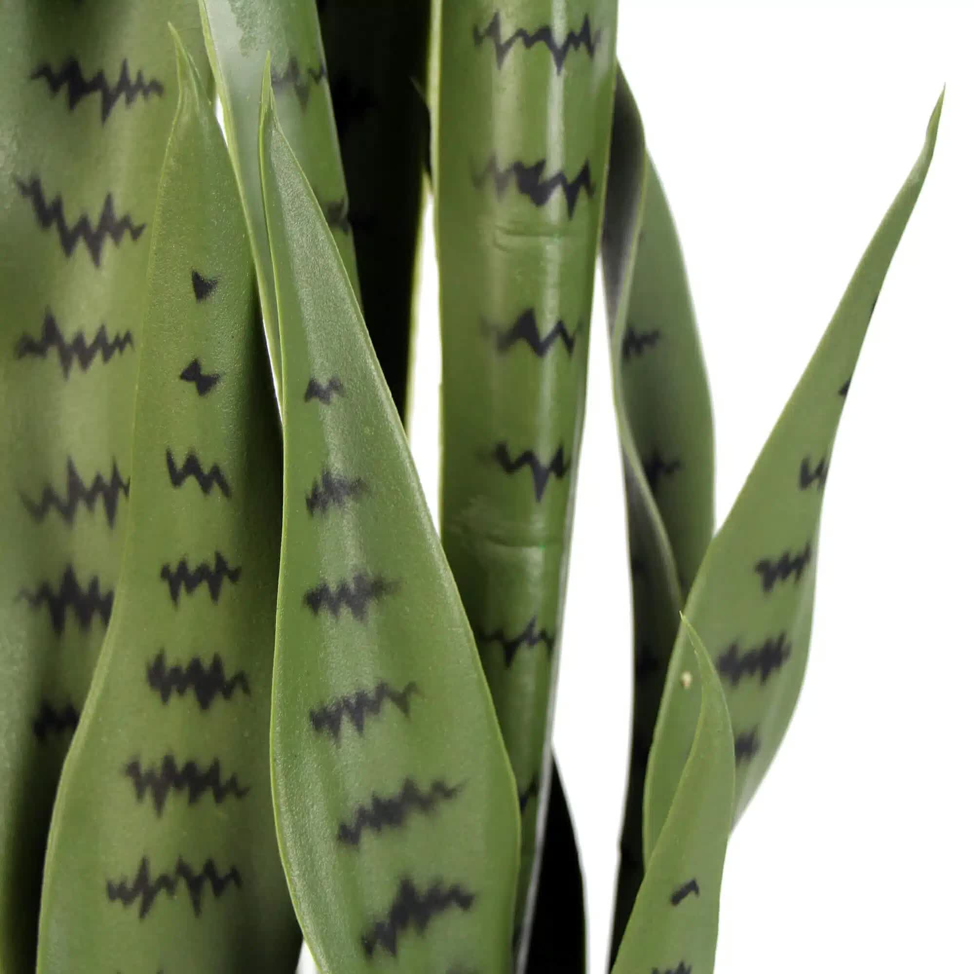 Artificial Snake Plant Sansevieria 85cm UV Resistant - Green