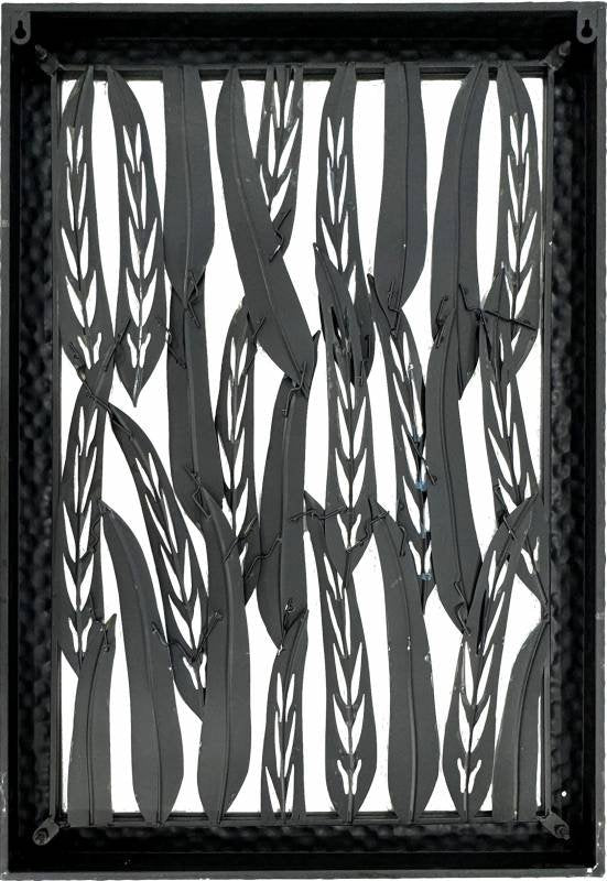 XLarge Metal Leaves Wall Art 102x152cm - Multi Colour