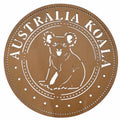 Set of 2 Penny Metal Koala Wall Art 98x98cm - Rust Brown