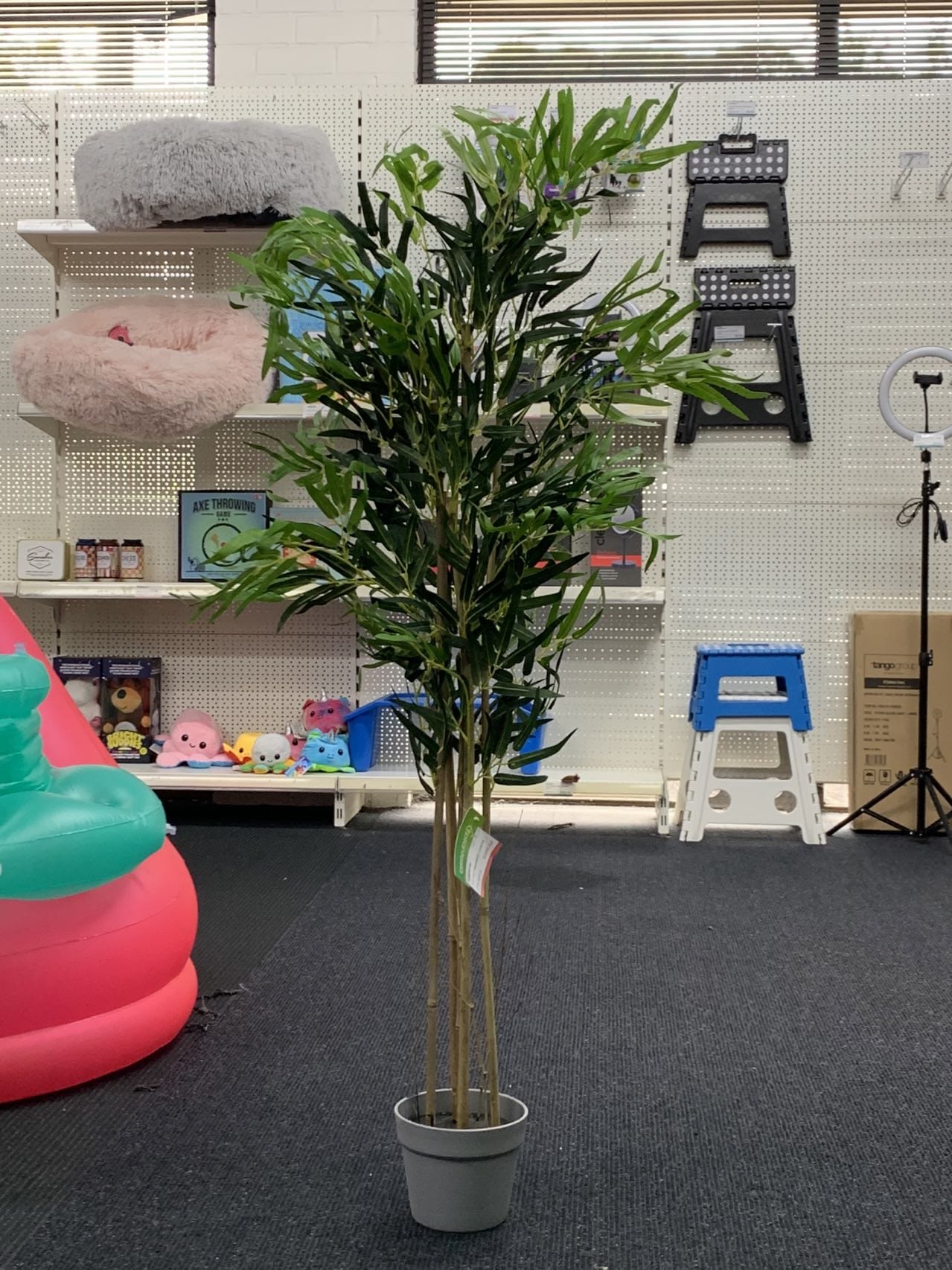 120cm Faux Artificial Potted Bamboo Plant - Green